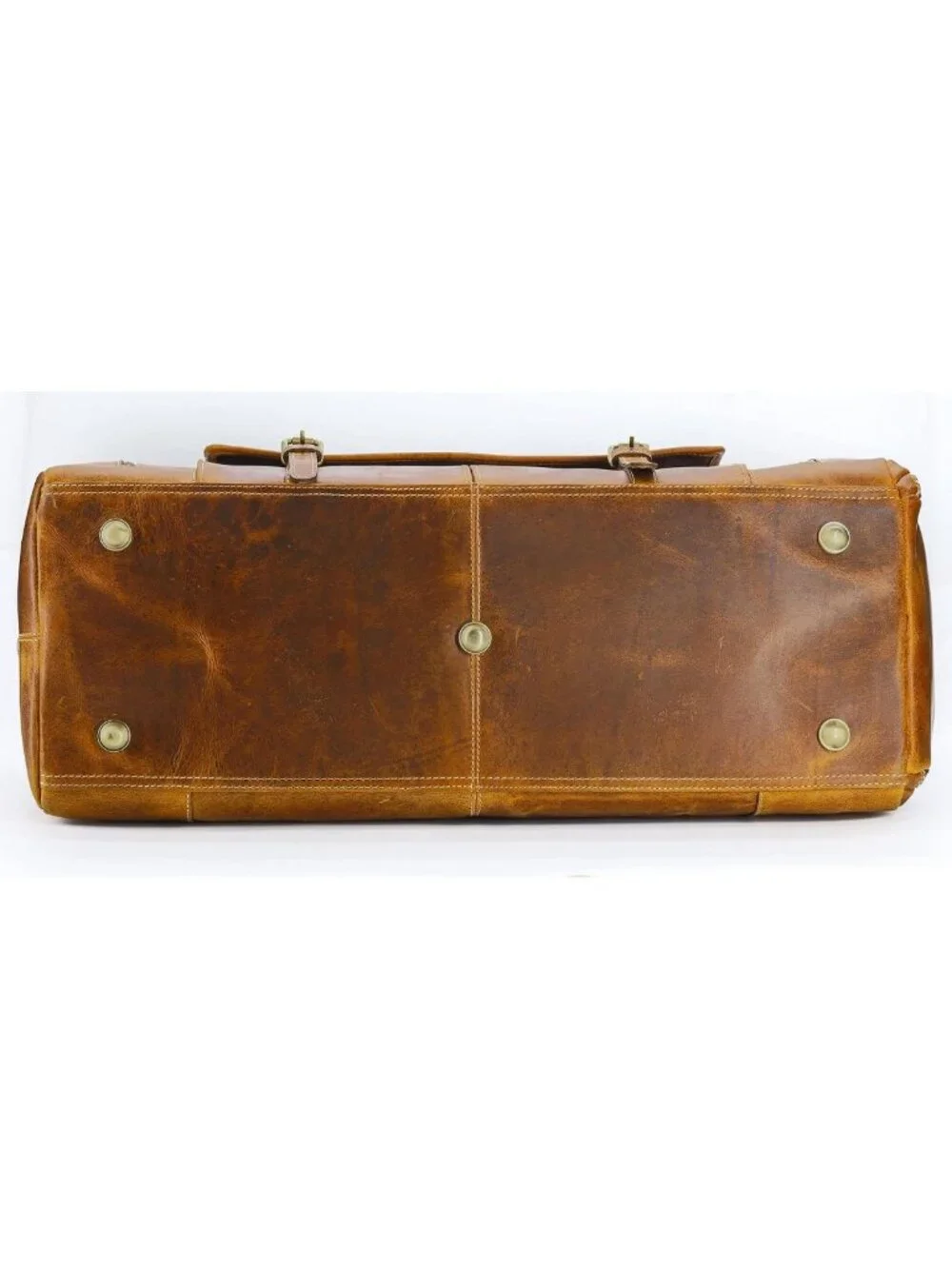 Stylish Leather Duffle Bag for Travel, Gym & Sports - Unisex Holdall Tote